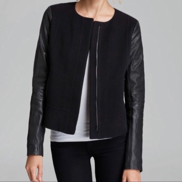 Vince Jackets & Blazers - Vince wool/leather jacket
